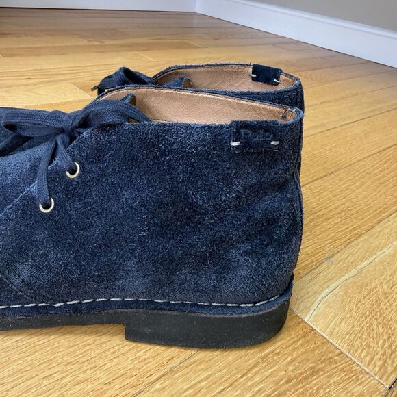 Polo Ralph Lauren Talan Chukka Boots Men’s 10.5 Navy Suede Leather Lace Up main image 16